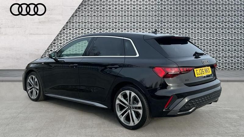 Ny Audi A3 S-Line 116 HK (85 kW) 2026 Svart