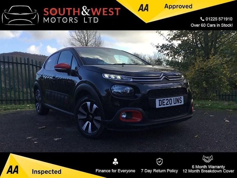 Used Citroën C3 Flair 83 HP (61 kW) 2020 Black Hatchback