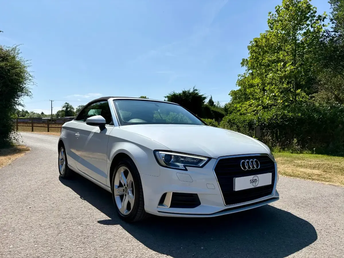 Used Audi A3 Cabriolet Sport 150 HP (110 kW) 2018 White Cabriolet
