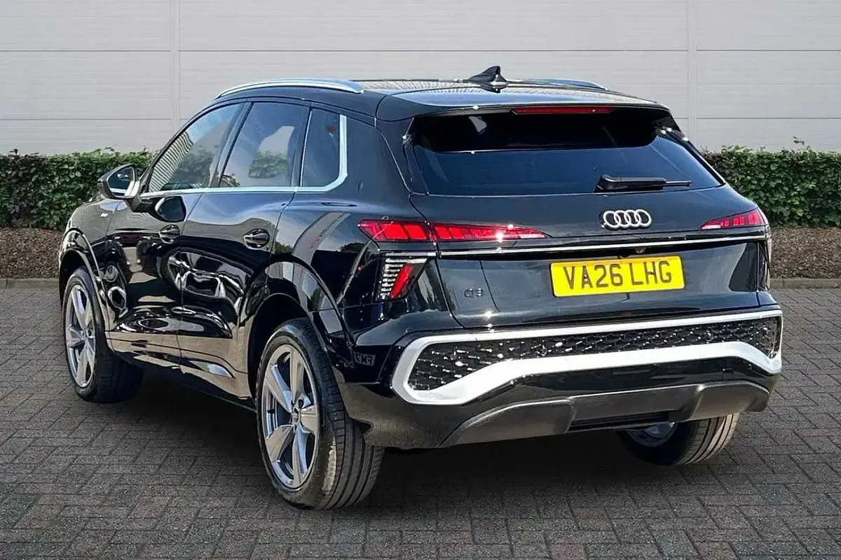 New Audi Q3 S-Line 2026 Mythos black, metallic SUV