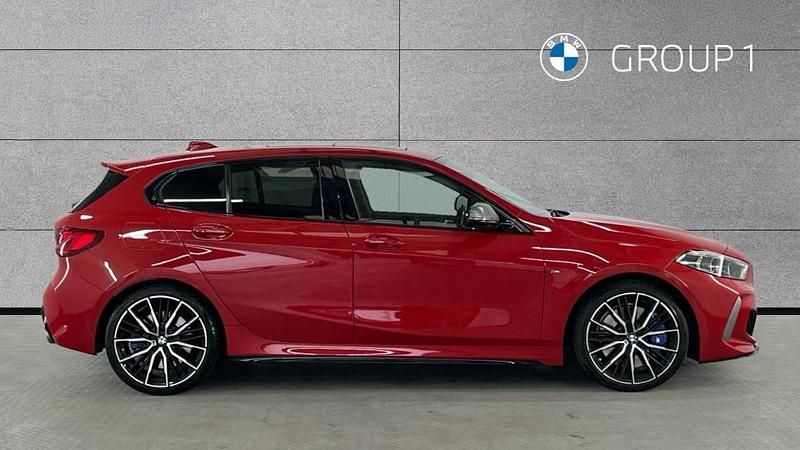 Used BMW M135 Shadowline 306 HP (225 kW) 2023 Red Hatchback