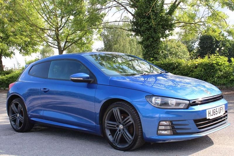 Blue Used 2015 VW Scirocco R-line BlueMotion Coupe | £7,990 (Good price) - Image 1/4