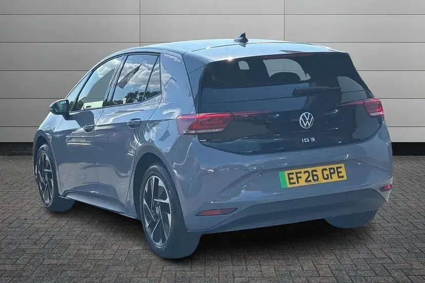 New VW ID.3 Pure 125 kW (170 HP) 2026 Moonstone grey with solid black roof Hatchback