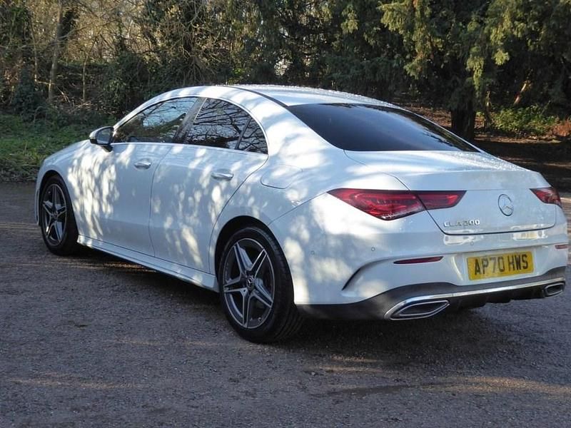 Used Mercedes CLA200 AMG line 163 HP (119 kW) 2020 White Coupe