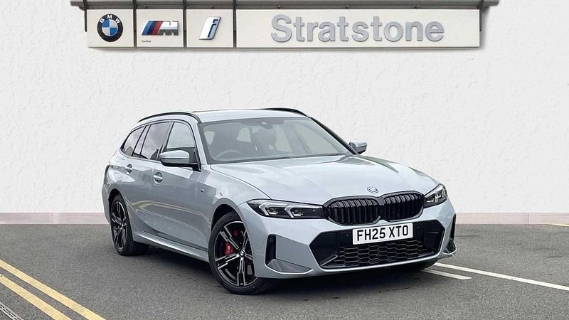 Grey New 2025 BMW 330e M Sport Estate | £45,995 - Image 1/4