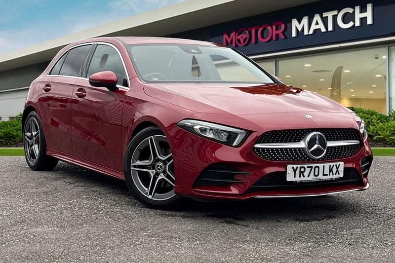 Red Used 2020 Mercedes A180 Executive Hatchback | £17,999 (Fair price) - Image 1/4