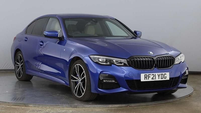 Blue Used 2021 BMW 330e M Sport Sedan | £23,500 (Fair price) - Image 1/4