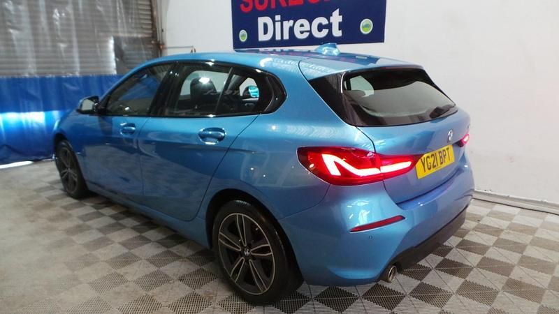 Used BMW 118 Sport Line 2021 Blue Hatchback