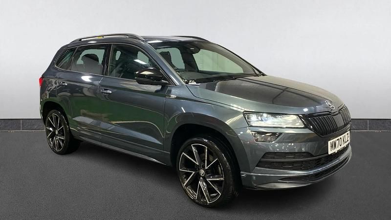 Used Skoda Karoq SportLine 150 HP (110 kW) 2020 Grey SUV