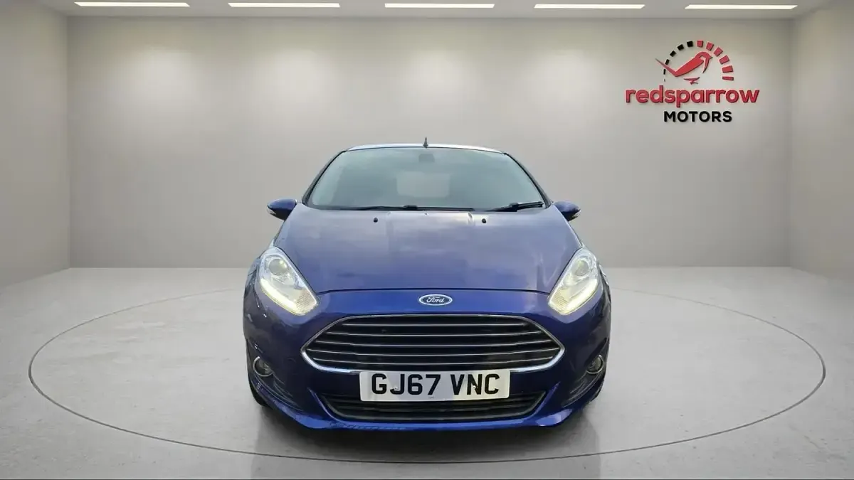 Used Ford Fiesta Titanium 2017 Blue Hatchback