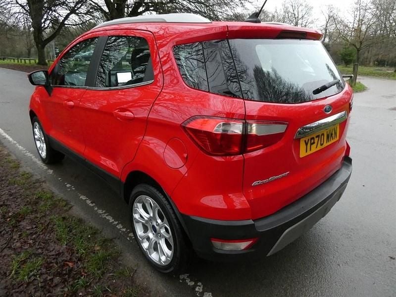 Used Ford Ecosport Titanium 125 HP (91 kW) 2020 Red SUV
