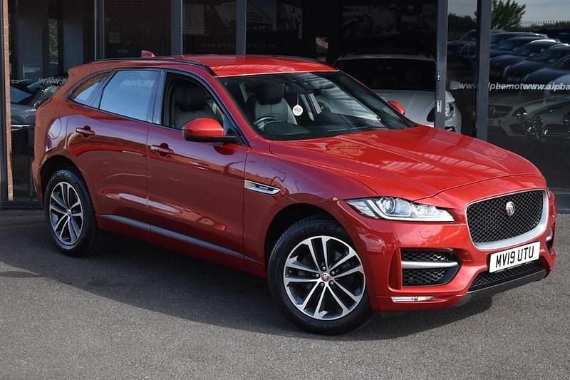 Red Used 2019 Jaguar F-Pace R-Sport SUV | £18,990 (Good price) - Image 1/1