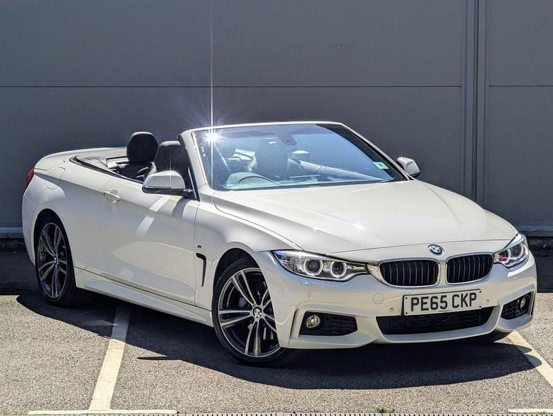 White Used 2015 BMW 420 M Sport Cabriolet | £14,995 (Fair price) - Image 1/4