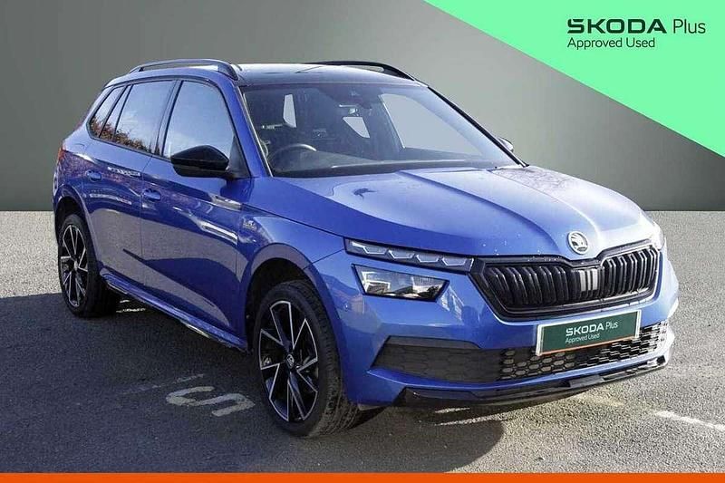 Race blue metallic Used 2023 Skoda Kamiq Monte Carlo SUV | £18,697 (A bit pricey) - Image 1/4