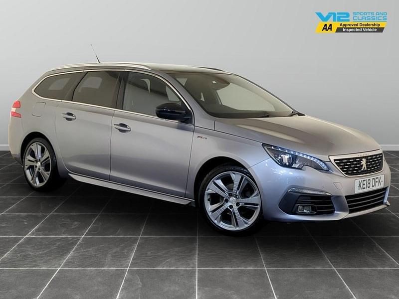 Grey Used 2018 Peugeot 308 GT-line Estate | £5,995 (Fair price) - Image 1/2