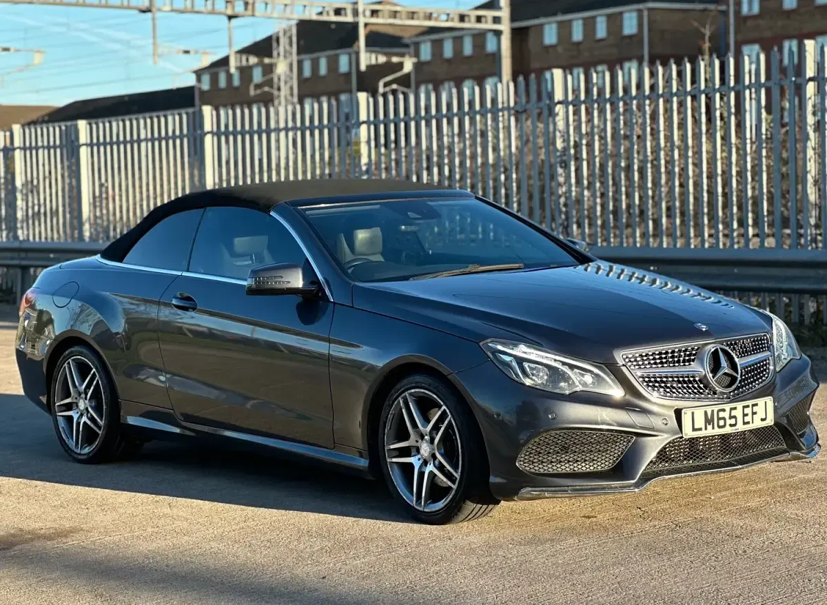 Used Mercedes E220 AMG line 2015 Grey Cabriolet