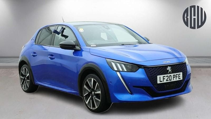 Used Peugeot e-208 GTi 100 kW (136 HP) 2020 Blue Hatchback
