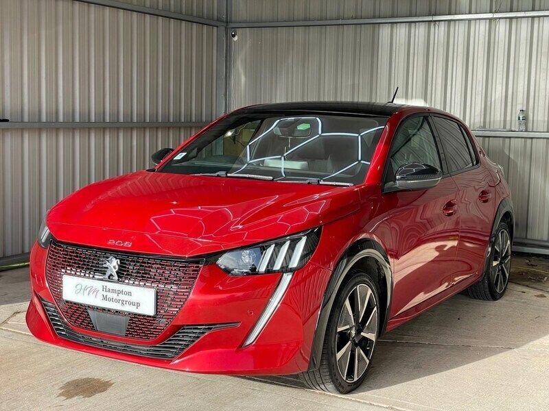 Red Used 2020 Peugeot e-208 GT-line Hatchback | £7,995 - Image 1/4