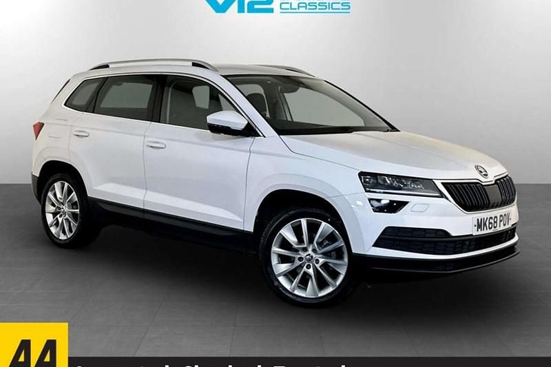 Used Skoda Karoq SE L 115 HP (84 kW) 2018 White SUV