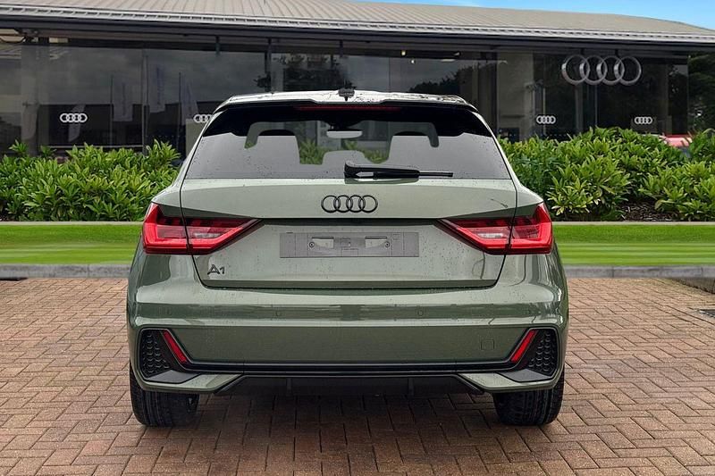 New Audi A1 Sportback Black Edition 2026 Green Hatchback