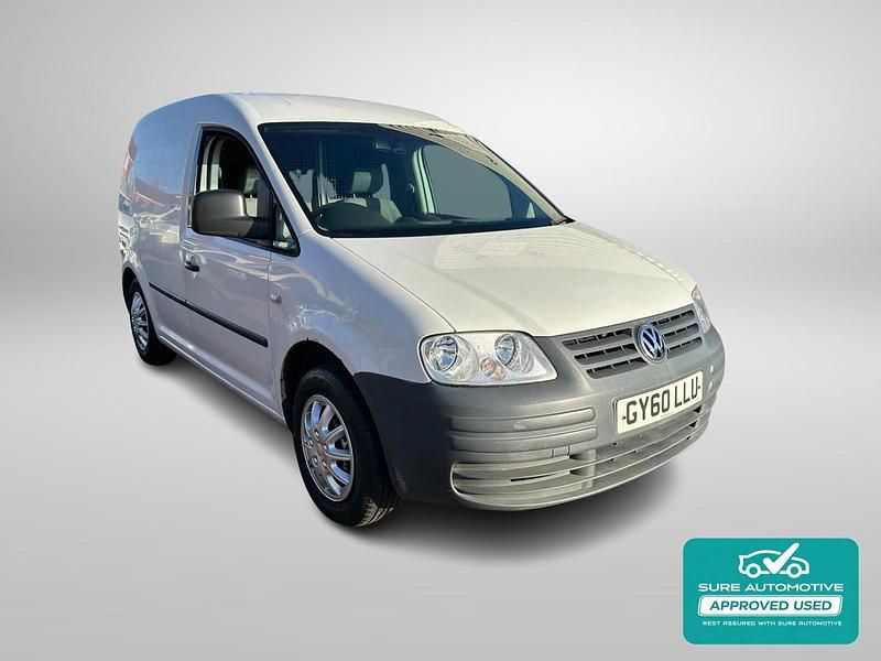 Used VW Caddy 69 HP (50 kW) 2010 White MPV