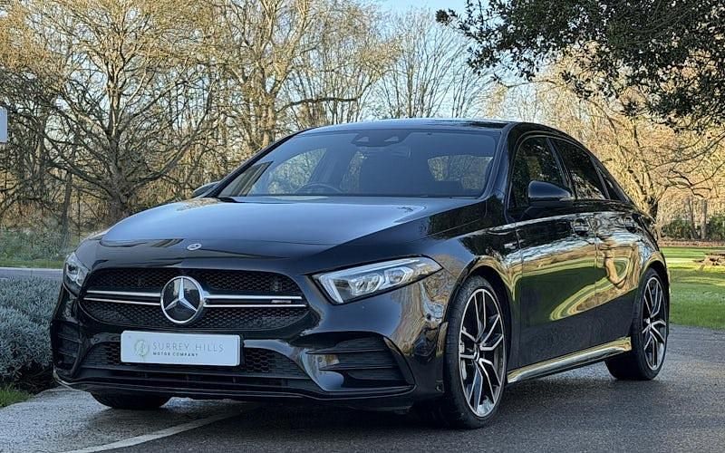 Used Mercedes A35 AMG Premium 306 HP (225 kW) 2021 Black Sedan