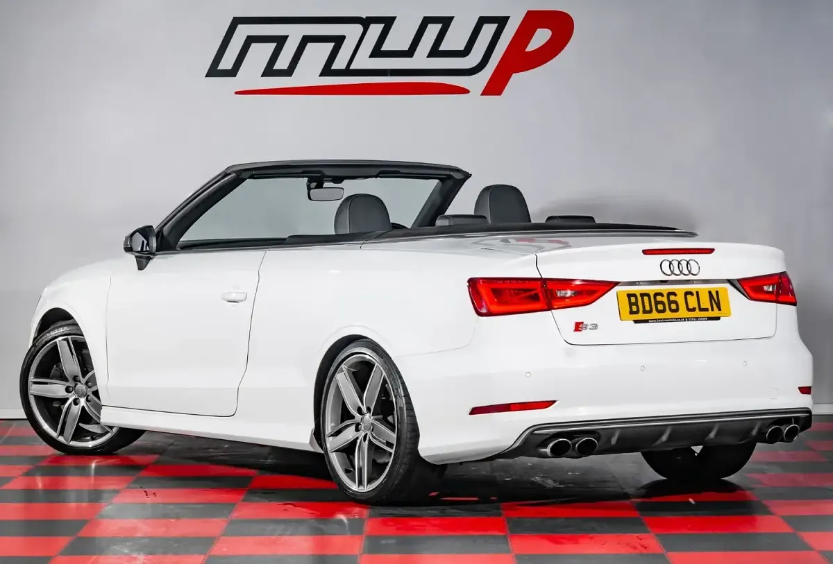 Used Audi A3 Cabriolet S-Line 190 HP (139 kW) 2016 White Cabriolet