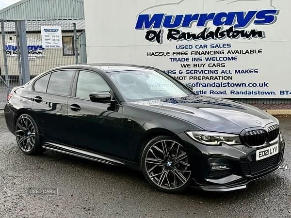 Black Used 2021 BMW 320e M Sport Sedan | £22,495 (Fair price) - Image 1/4
