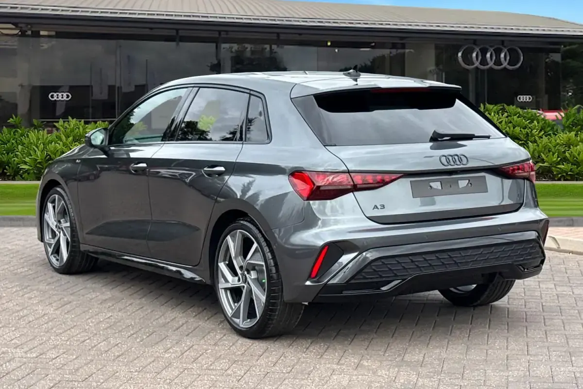 New Audi A3 Sportback Black Edition 2026 Grey Hatchback