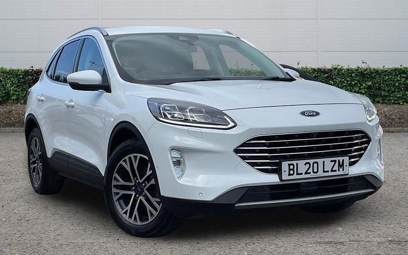 Used Ford Kuga Titanium 150 HP (110 kW) 2020 White SUV