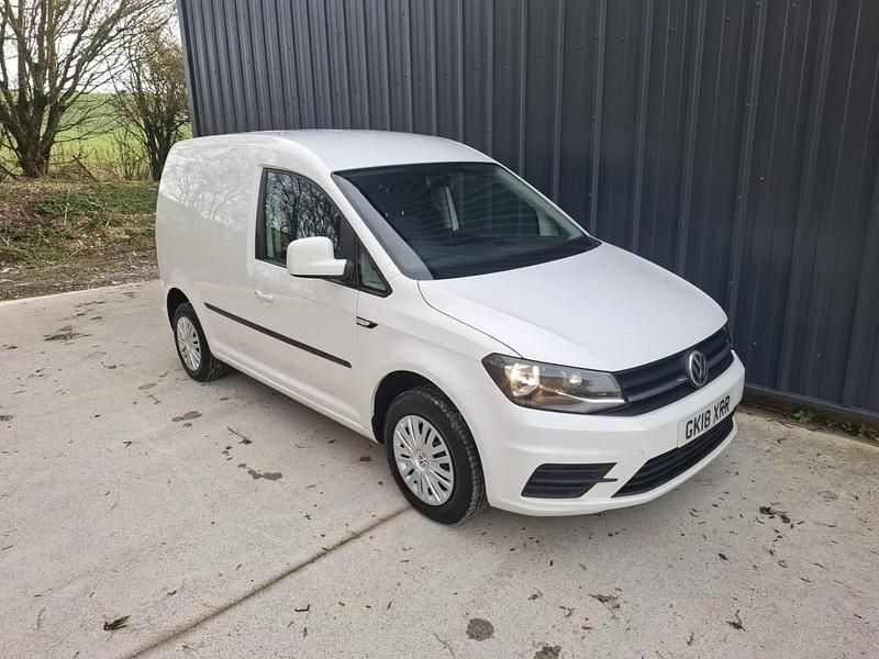 Used VW Caddy Trendline 102 HP (75 kW) 2018 White MPV