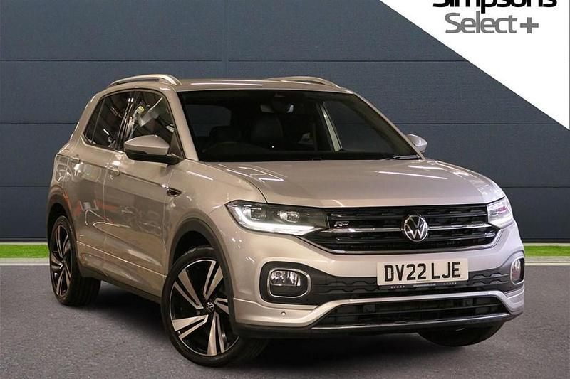 Silver Used 2022 VW T-Cross R-line SUV | £18,895 (Fair price) - Image 1/1