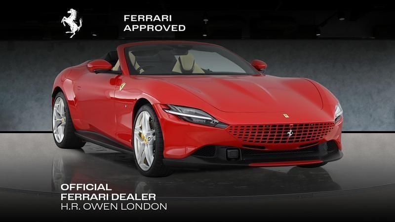 Rosso corsa Used 2024 Ferrari Roma Coupe | £203,000 (Fair price) - Image 1/4
