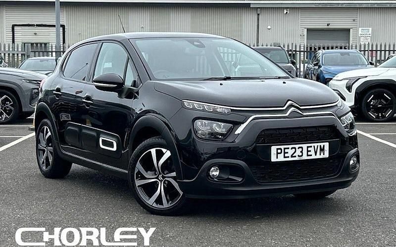 Black Used 2022 Citroën C3 PureTech Hatchback | £14,311 (Fair price) - Image 1/4