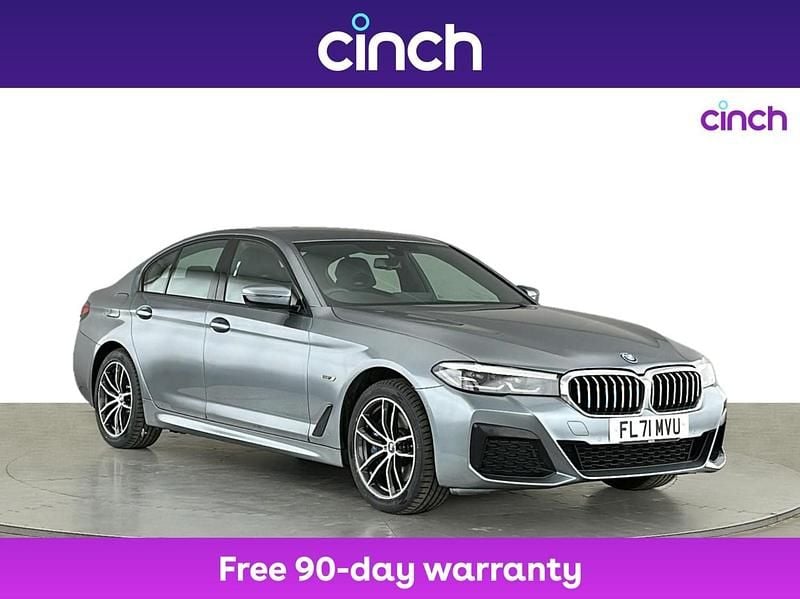 Blue Used 2021 BMW 530e M Sport Sedan | £22,799 (Fair price) - Image 1/3
