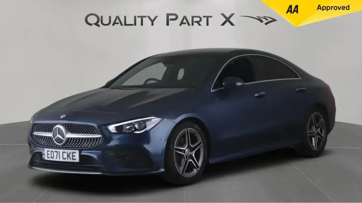 Used Mercedes CLA180 AMG Line Premium 2021 Blue Sedan