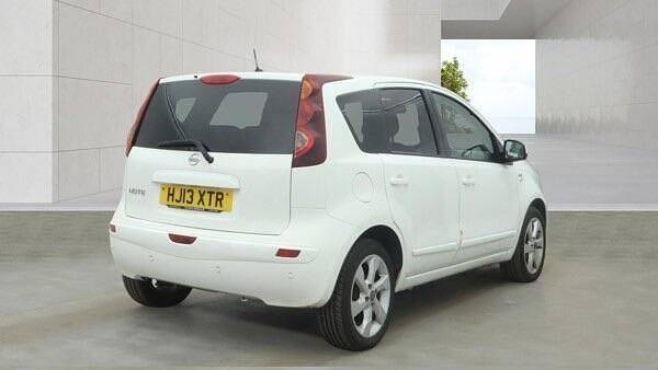 Begagnad Nissan Note N-TEC 2013 Vit Halvkombi