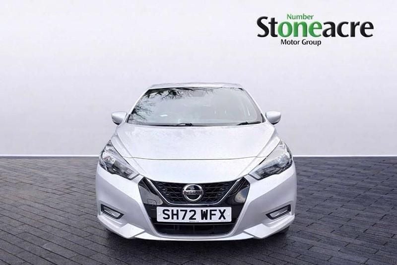 Used Nissan Micra Acenta 92 HP (67 kW) 2022 Silver Hatchback