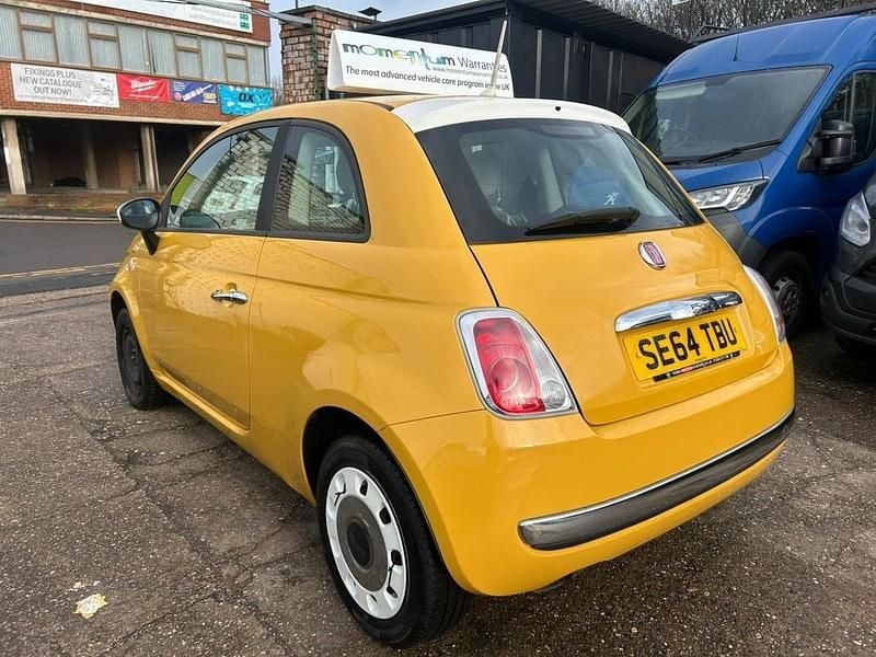 Used Fiat 500 S 69 HP (50 kW) 2015 Yellow Hatchback