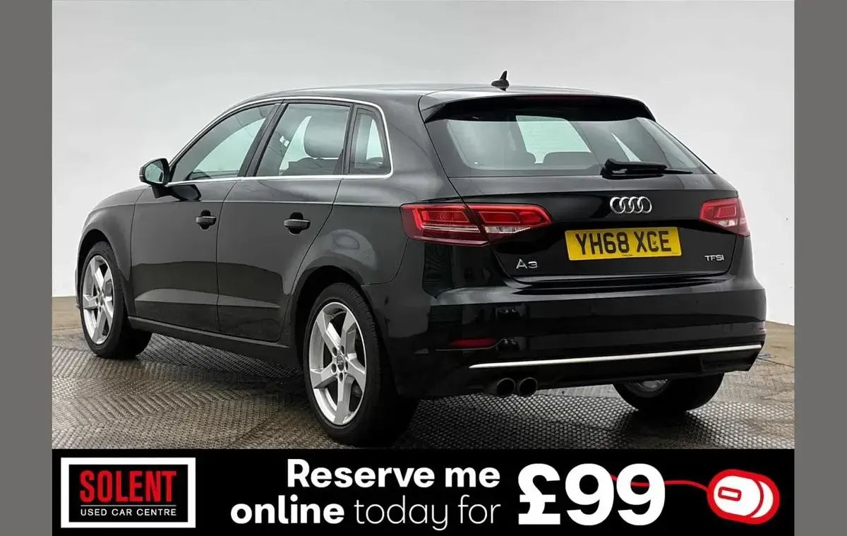 Used Audi A3 Sport 147 HP (108 kW) 2018 Black Sedan
