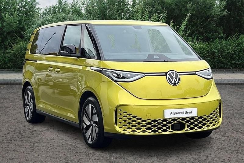 Lime yellow Used 2023 VW ID. Buzz Pro MPV | £39,995 (A bit pricey) - Image 1/4