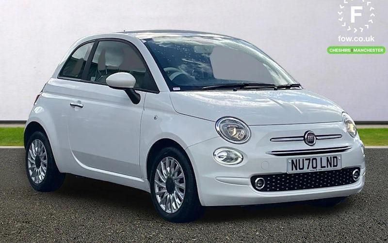 Used Fiat 500 Lounge 69 HP (50 kW) 2020 White Hatchback