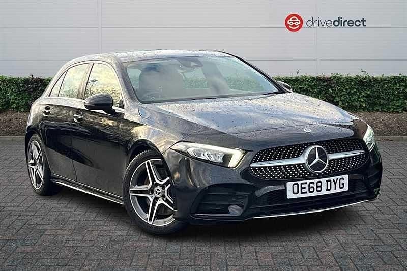 Black Used 2018 Mercedes A250 AMG line Hatchback | £13,990 (Fair price) - Image 1/4