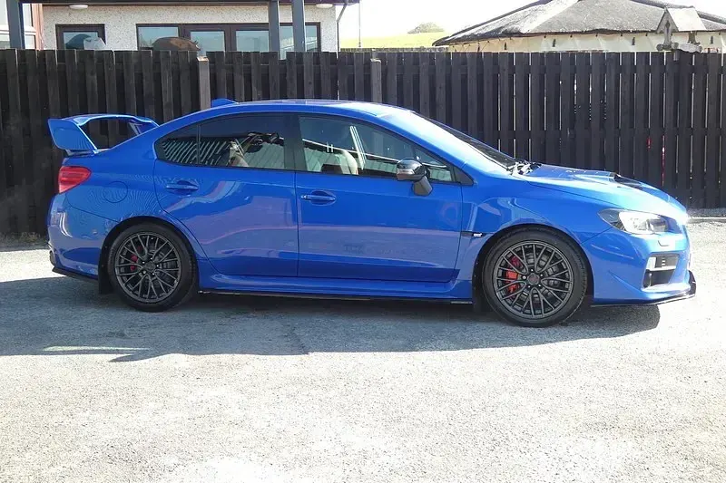 Begagnad Subaru WRX STI 2016 Blå Sedan