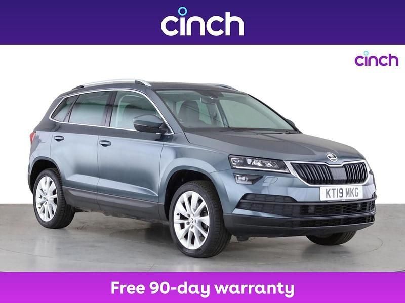 Grey Used 2019 Skoda Karoq SE L SUV | £14,199 (Fair price) - Image 1/3