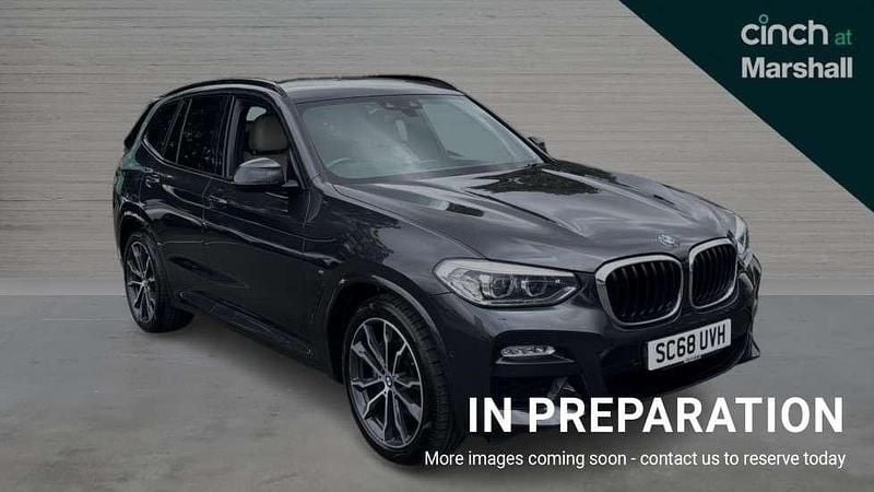 Grey Used 2019 BMW X3 M Sport SUV | £22,471 (Super price) - Image 1/4