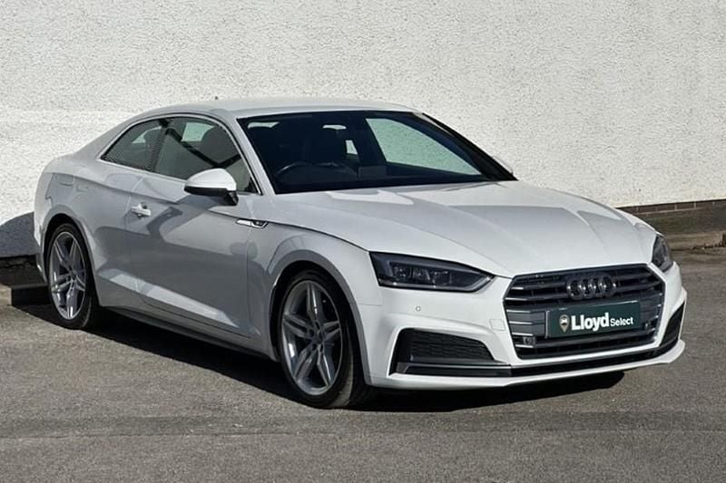 Used Audi A5 S-Line 190 HP (139 kW) 2020 White Coupe