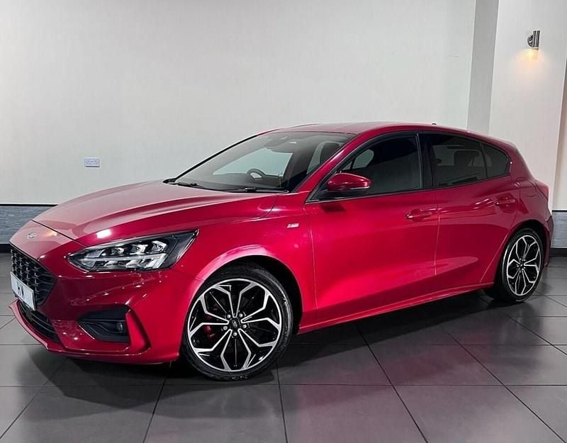 Red Used 2020 Ford Focus ST-Line X Hatchback | £13,695 (Fair price) - Image 1/4