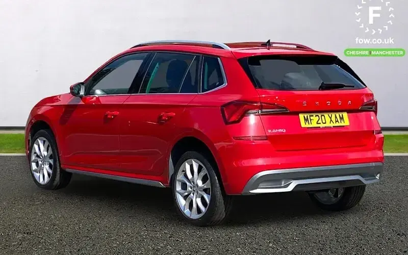 Used Skoda Kamiq SE L 116 HP (85 kW) 2020 Red SUV