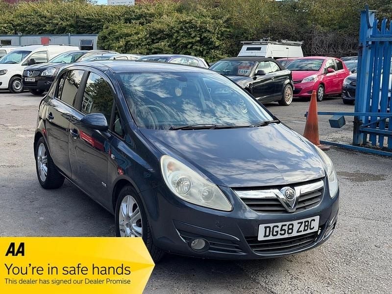 Blue Used 2008 Vauxhall Corsa Design Edition Hatchback | £1,989 (Fair price) - Image 1/3